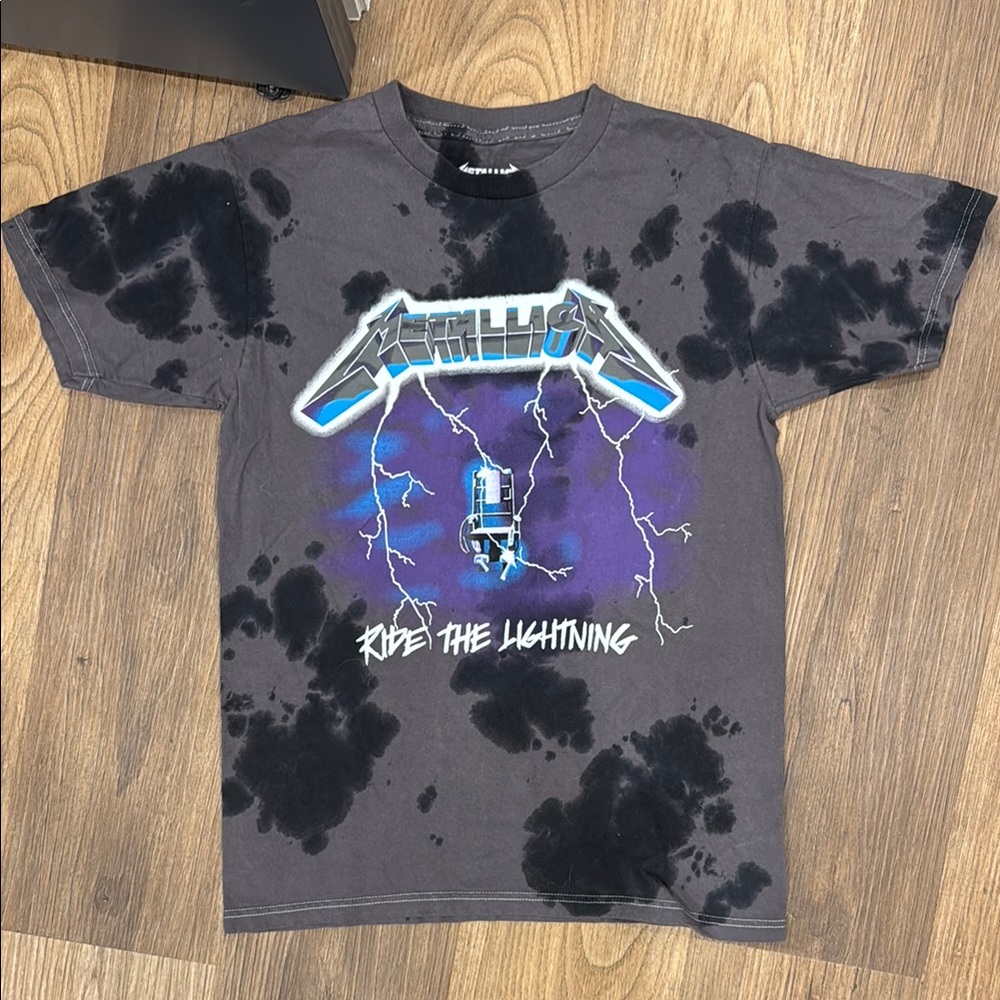 Metallica Black and Blue Short Sleeve Tee